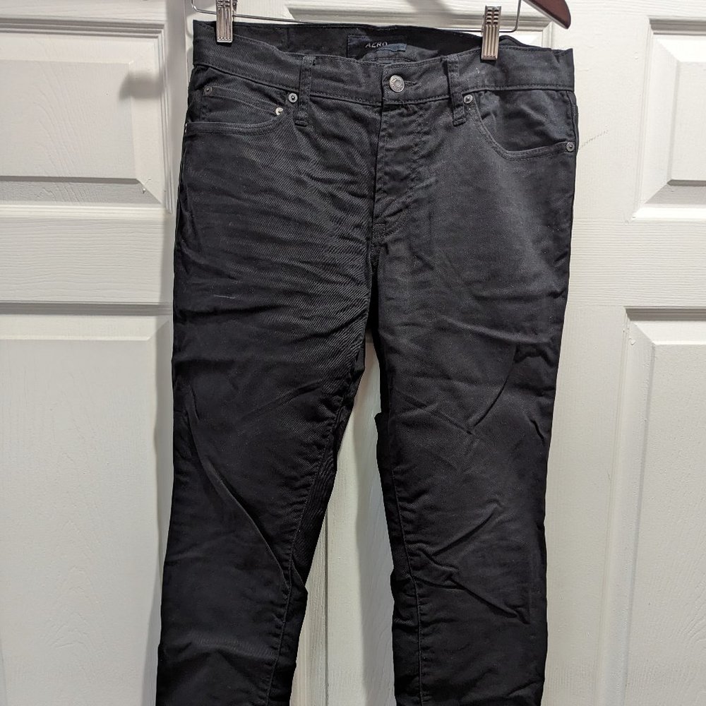 Aeropostale Black Skinny/Slim Jeans 30x30